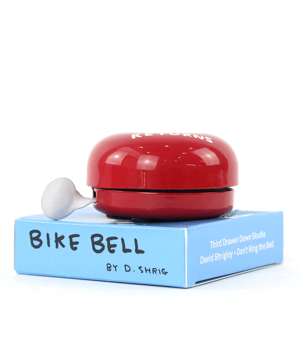Don't Ring the Bell Bike Bell x David Shrigley