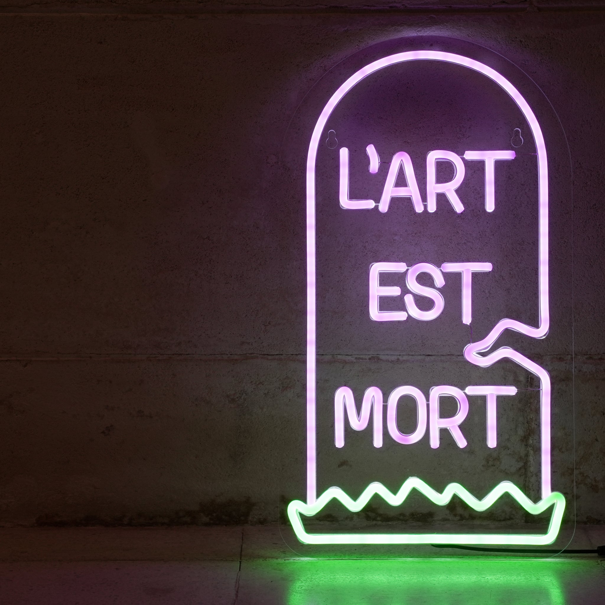 L'Art Est Mort Limited Edition Neon Paul Yore
