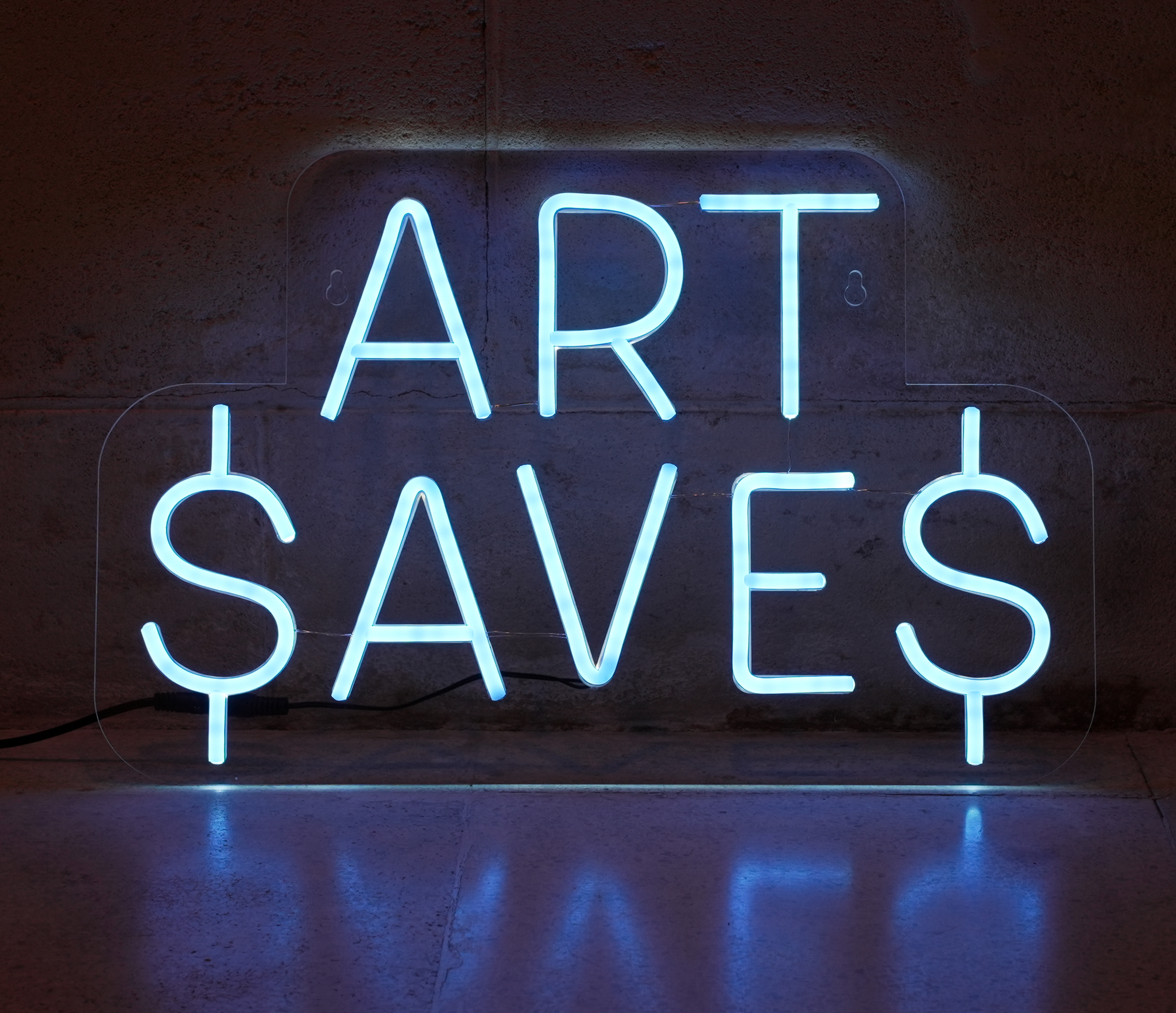 Art Saves Limited Edition Neon Paul Yore