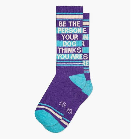 Be The Person Your Dog Thinks You Are Gym Socks x Gumball Poodle
