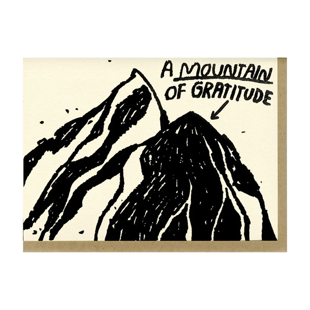 Mountain of Gratitude Card x People I've Loved