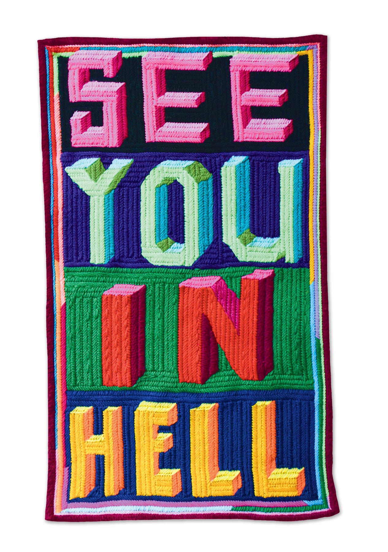See You in Hell Tea Towel x Paul Yore