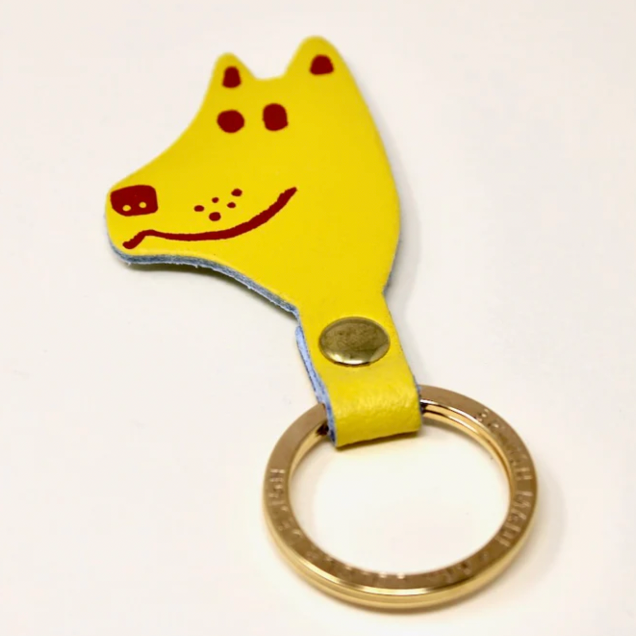 Dog Head Key Ring x Ark (Yellow)