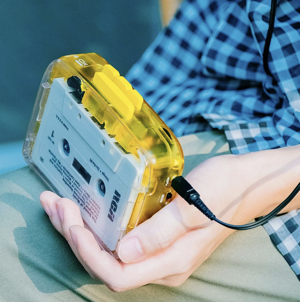 IT’S OK TOO Bluetooth 5.0 Stereo Cassette Player - Yellow