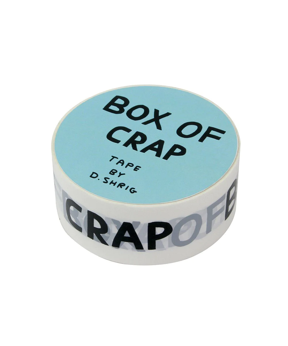 Box Of Cr*p Packing Tape x David Shrigley