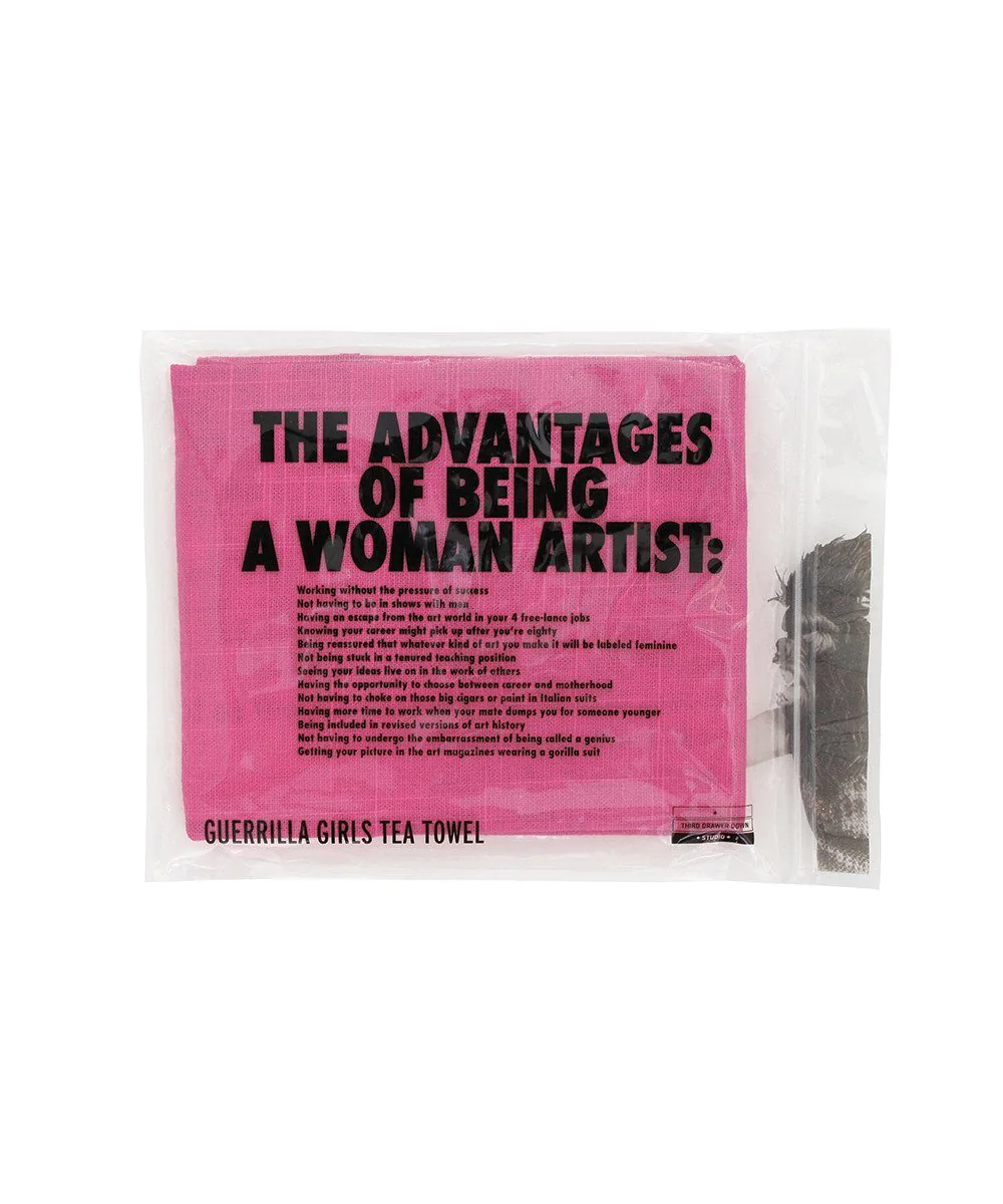 Advantages Of Being A Woman Tea Towel x Guerrilla Girls