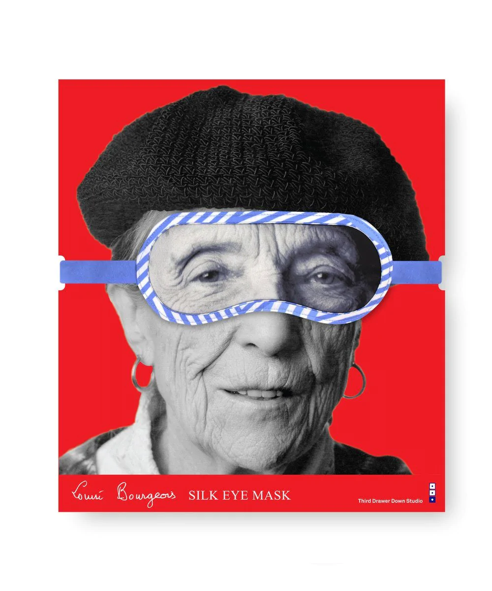 Silk Portrait Eye Mask x Louise Bourgeois